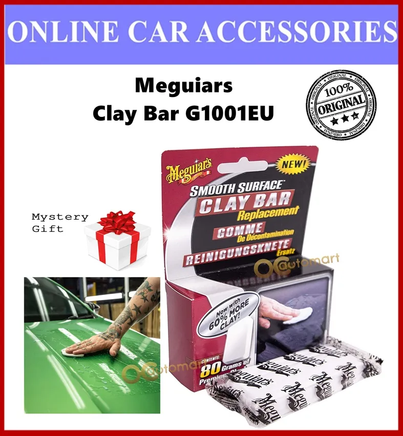 Free Gift ) Meguiar's Meguiars G1001EU Smooth Surface Clay Bar Replacement